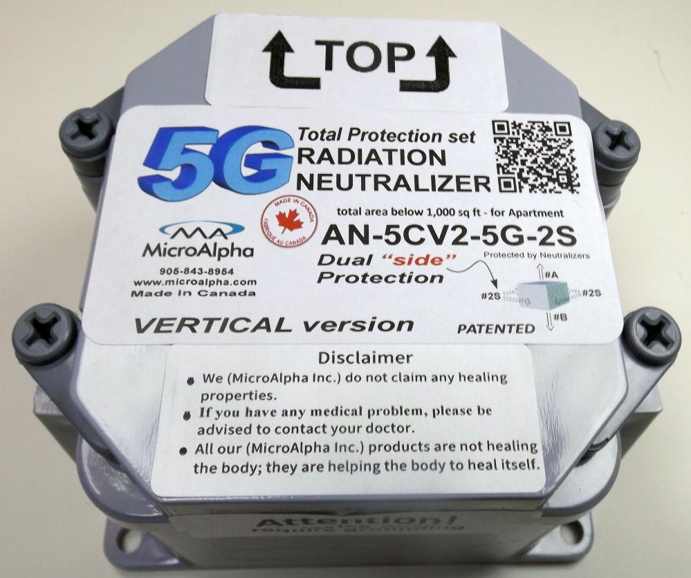 EMF Apartment 5G Protection from "Side" set of two Neutralizers